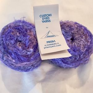 Prism Surf Furry Yarn, Periwinkles, 2 skeins rolled